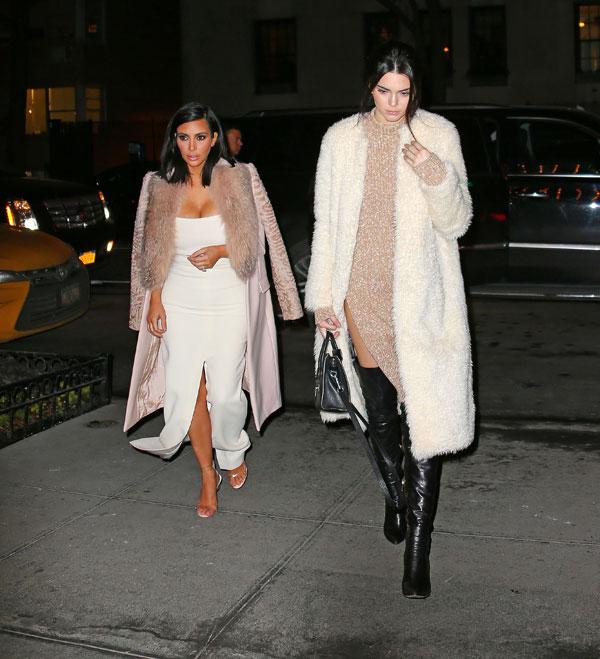 Kim kardashian north west kendall jenner new york splash 02