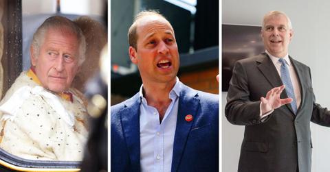 king charles iii prince william and prince andrew