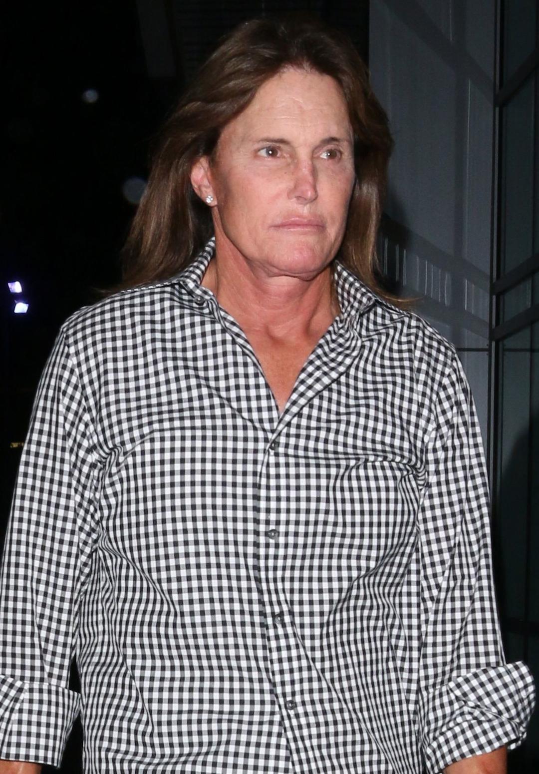 Bruce Jenner Debuts Silky Blowout Hairdo At Elton John Concert In Los