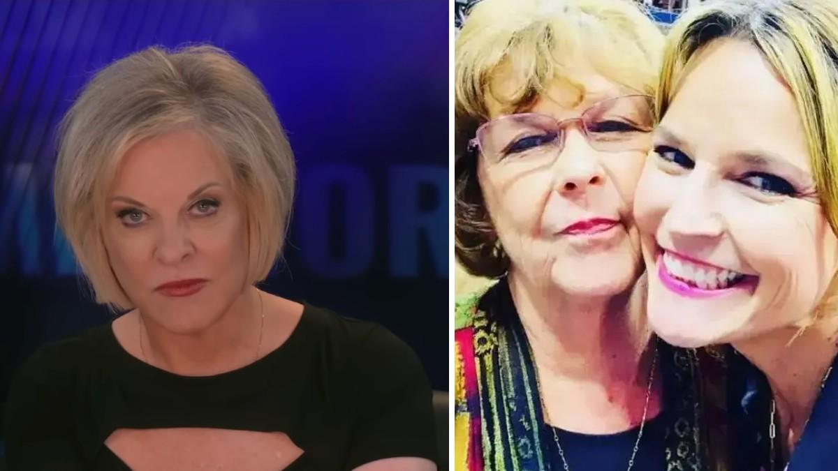 split of Nancy Guthrie, Nancy Grace & Savannah Guthrie. 
