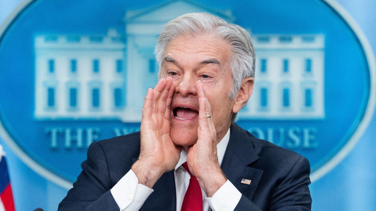 Image of Mehmet Oz appeared to mistakenly answer ‘heart disease, strokes and dementia’ when asked about the president’s accomplishments.