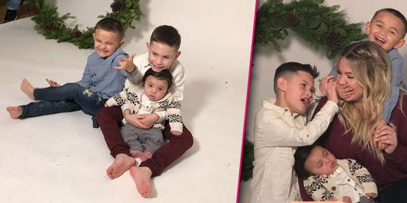 Kailyn lowry instagram children christmas card