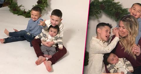 Kailyn lowry instagram children christmas card