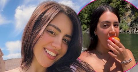 Mia Monroe Eating A Peach Outdoors Has The Internet Drooling