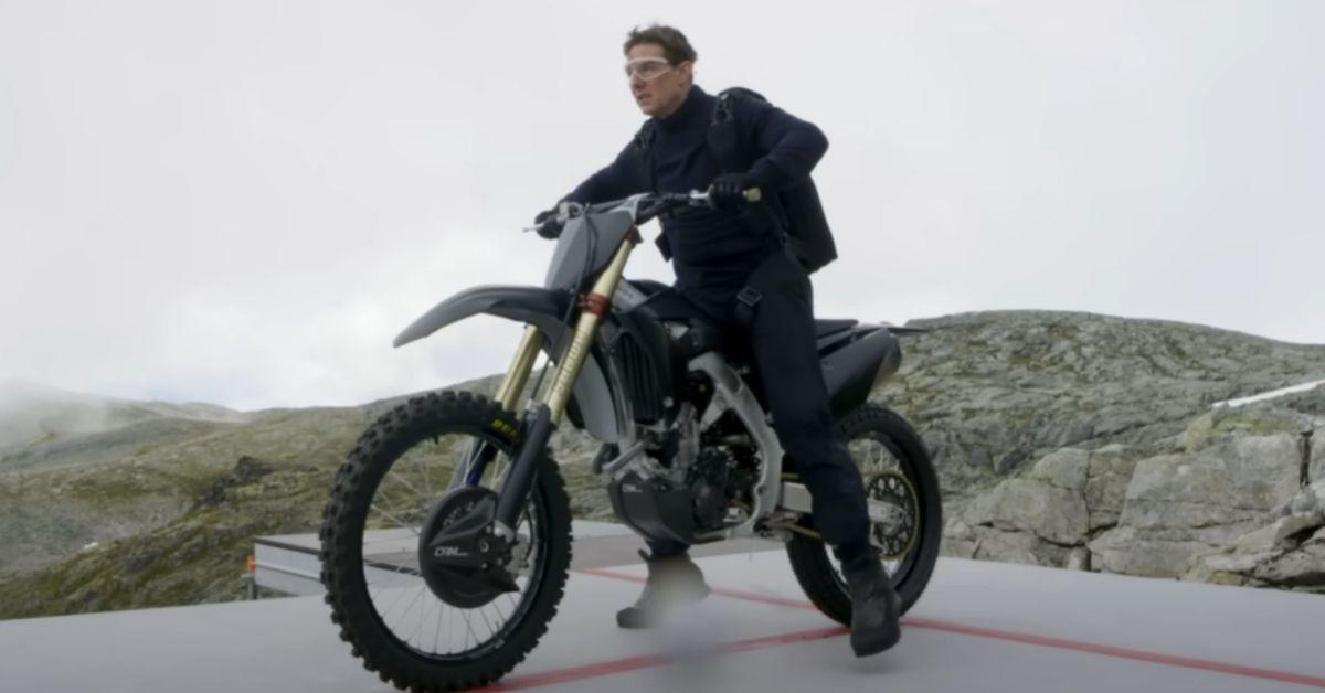 bike stunt in mission impossible a dead reckoning part one