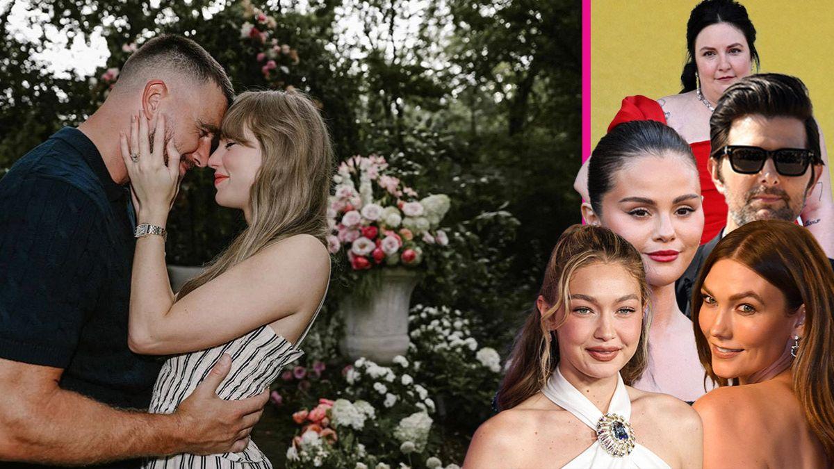 Selena Gomez, Gigi Hadid, Karlie Kloss, Adam Scott, Paul Rudd ,Lena Dunham.