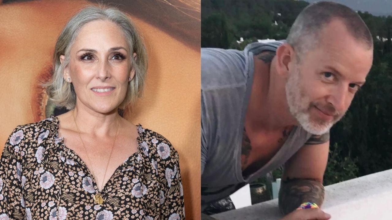 Split image of Ricki Lake and Christian Evans.