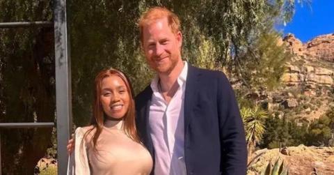 prince harry travels south africa without meghan markle