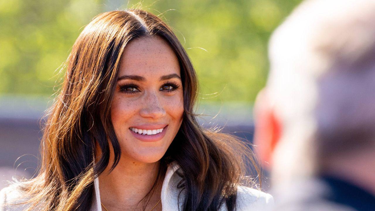 Image of Meghan Markle reunited with the royal family.