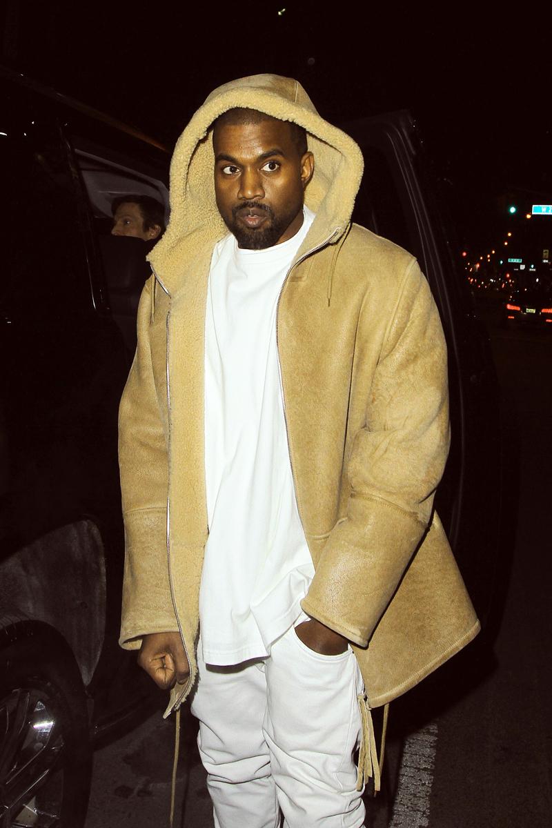 Kanye West looks angry while out in NYC. ** ORIGINAL DATE TAKEN 02/14/2016**