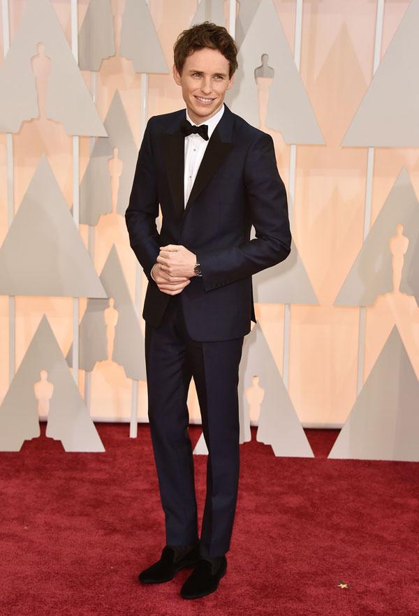 Eddie redmayne 2015 oscar arrivals