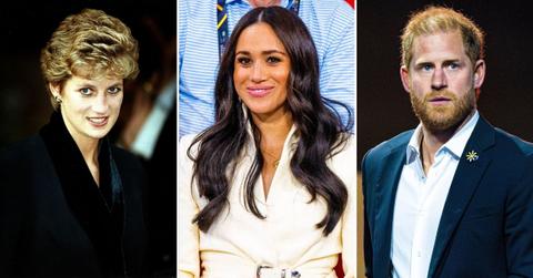 Photo of Princess Diana, Meghan Markle and Prince William