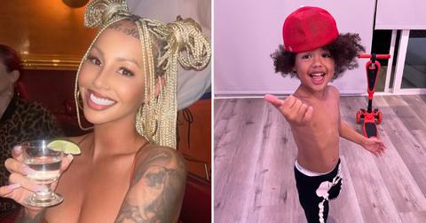 amber rose backlash allowing year old son drink coffee