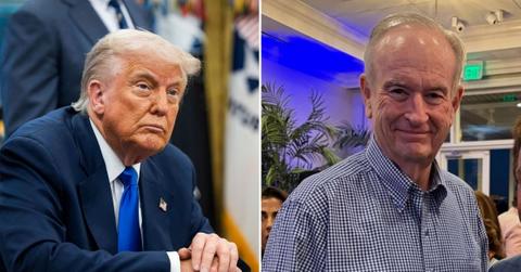 Composite photo of Donald Trump and Bill O'Reilly