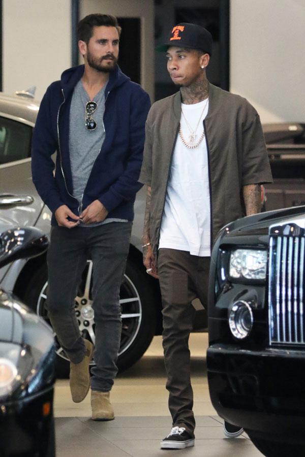 Scott Disick Tyga Car-Shopping