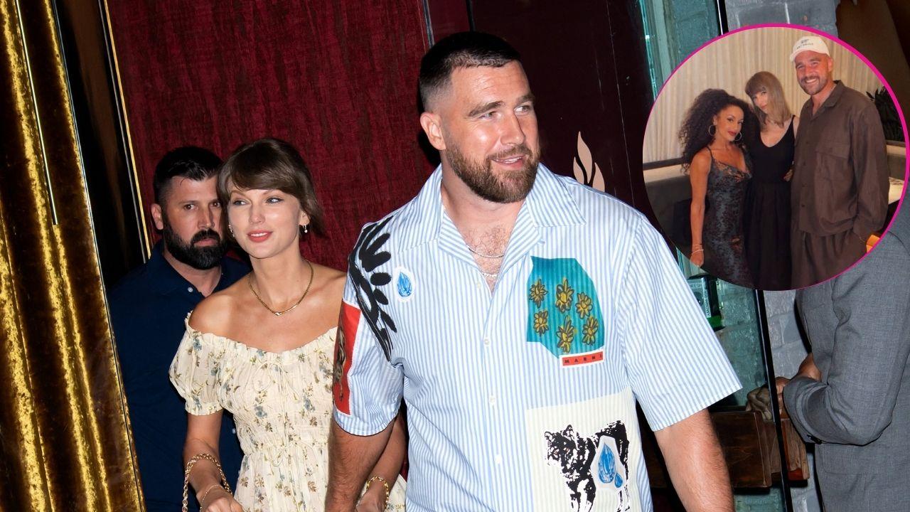 pic of Taylor Swift, Travis Kelce.