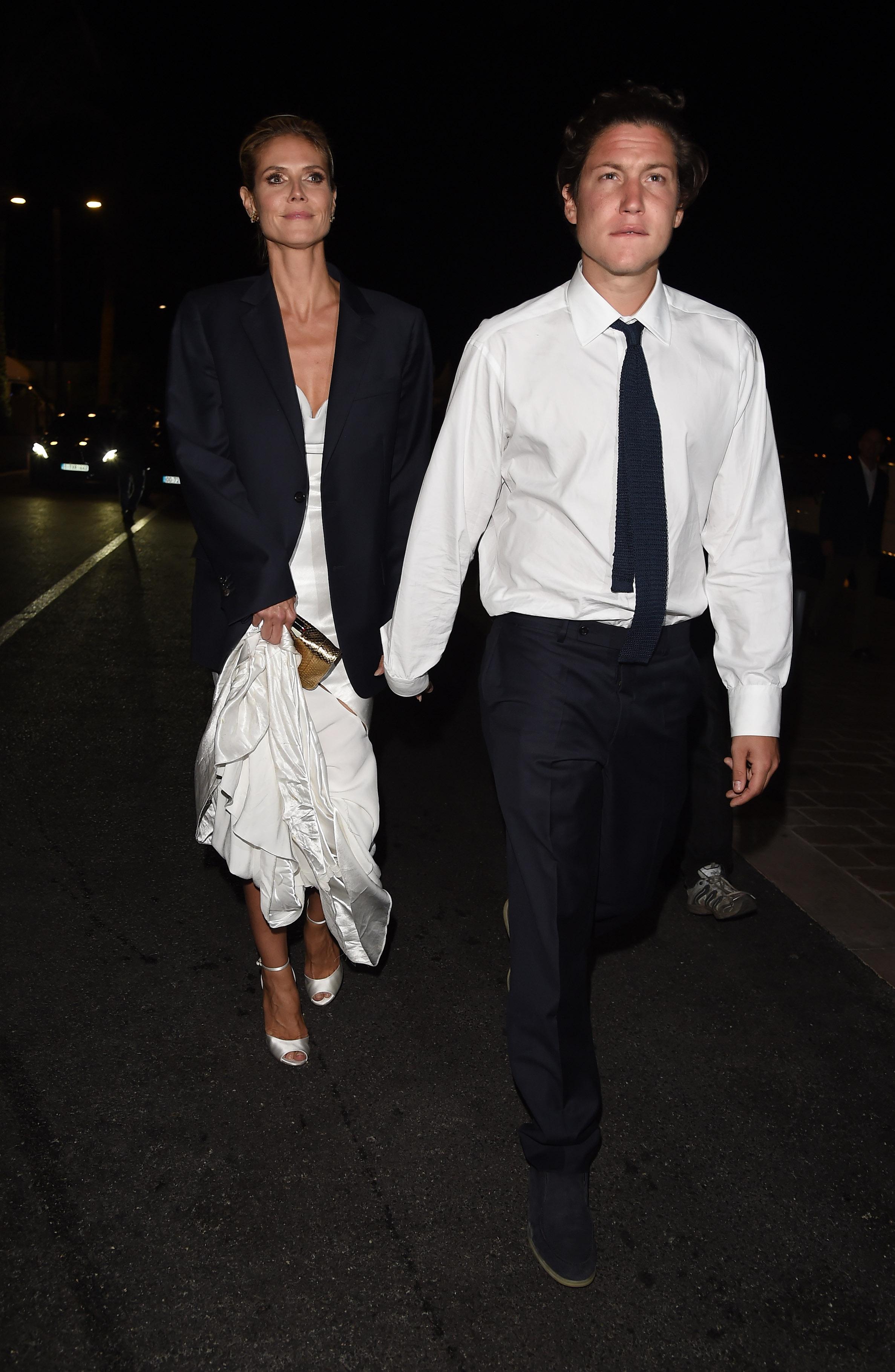 Heidi Klum and Vito Schnabel in Cannes