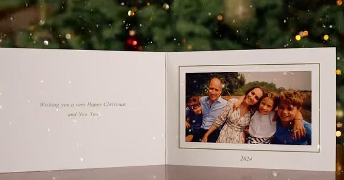 kate william christnas card