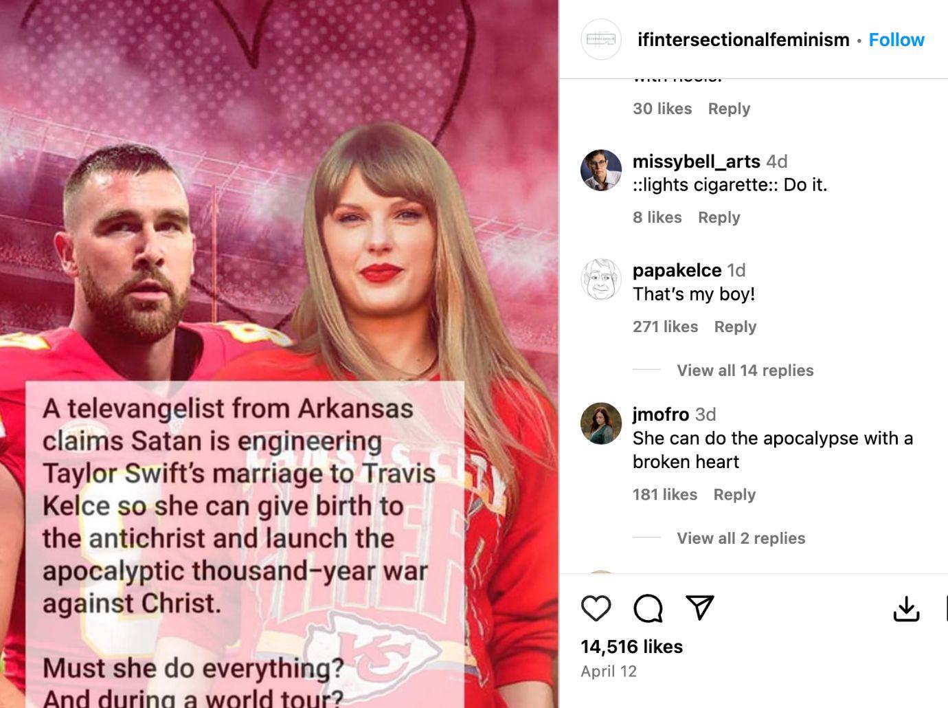 travis kelces dad ed hilariously reacts bizarre theory romance taylor swift