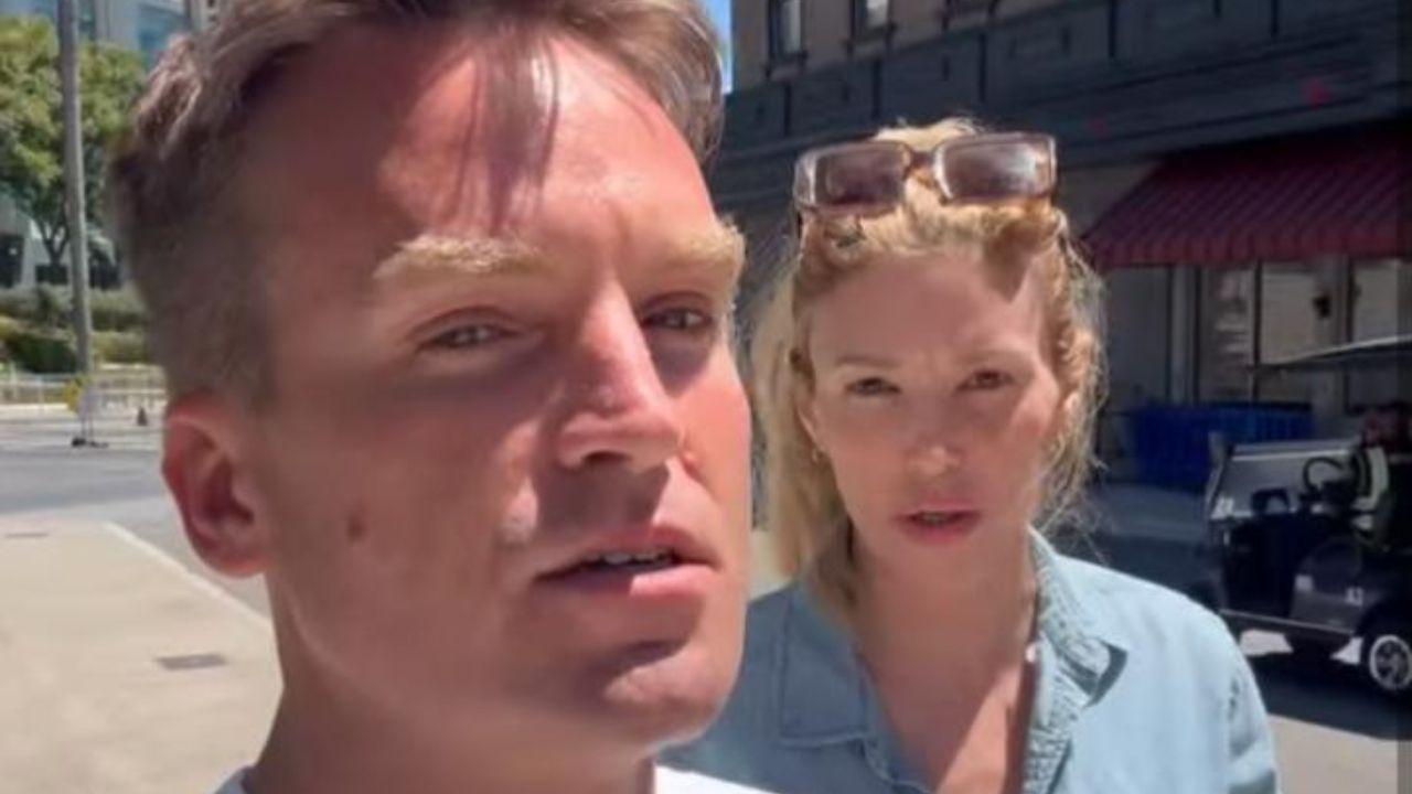  Image of James Maas with Brandi Glanville. 