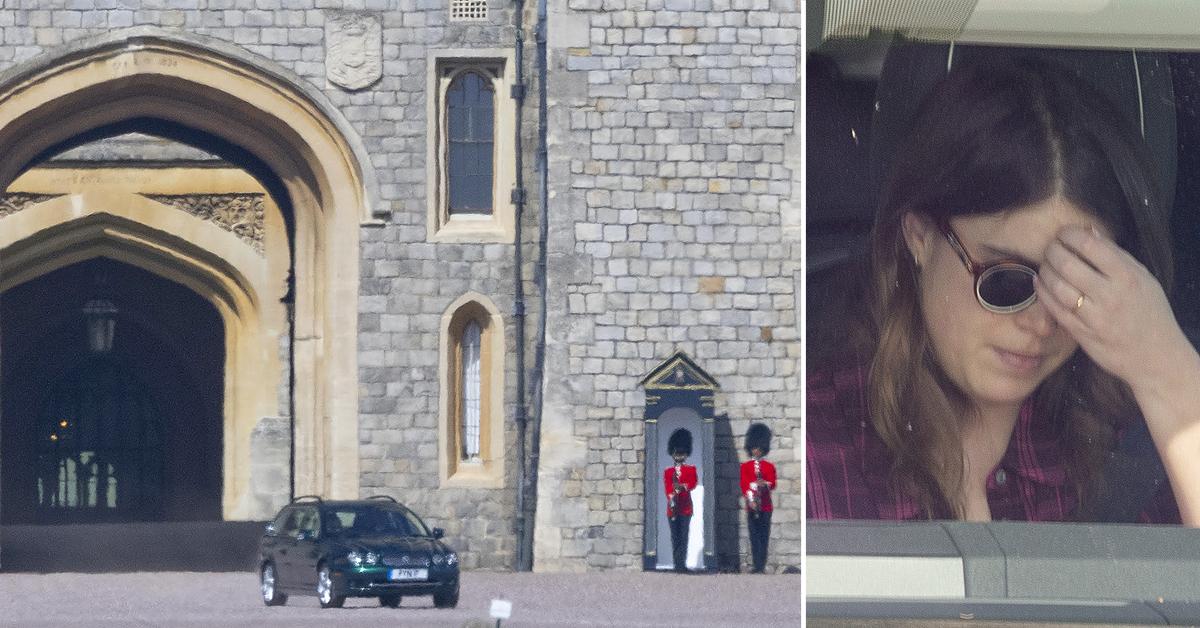 members of the royal family leaving windsor castle ok