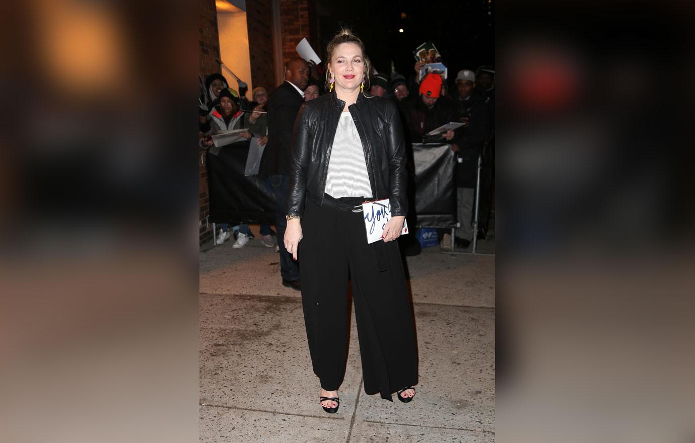 Drew Barrymore signs autographs outside &#8216;The Daily Show&#8217; in NYC