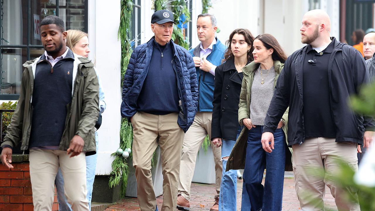 Image of Joe Biden was recently seen wearing a knee brace amid his cancer battle.