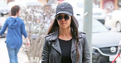 Kourtney Kardashian and Penelope match for dinner