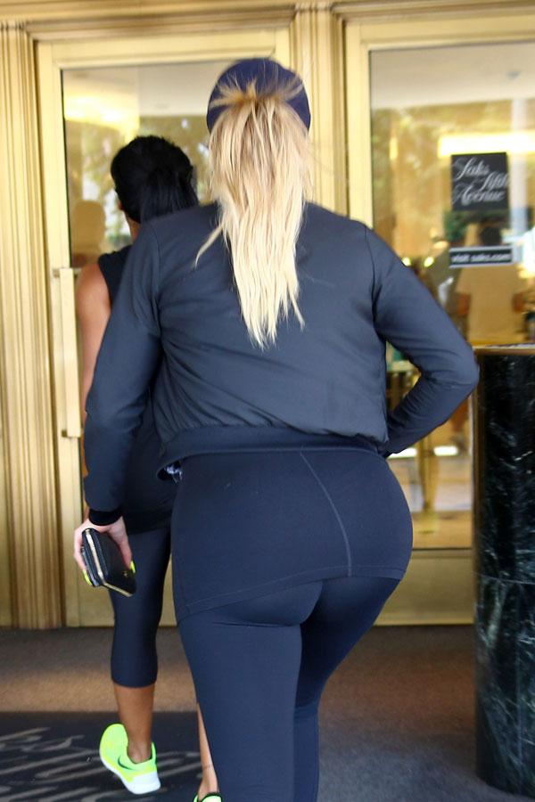Khloe Kardashian's Butt Is Out Of Control As She Shops At Saks Fifth Avenue