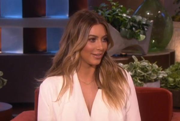 Kim kardashian ellen interview