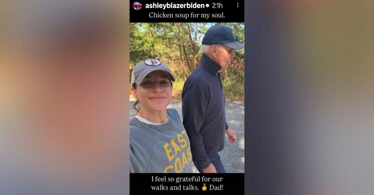 image of Ashley Biden shared the heartfelt photos on Instagram.