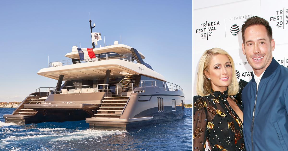 paris hilton yacht