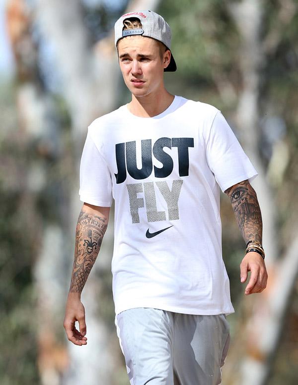 EXCLUSIVE: Justin Bieber hits the trails for a hike in Los Angeles