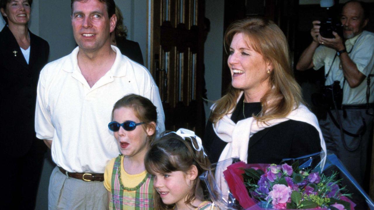 Princess Eugenie, Princess Beatrice, Sarah Ferguson, Andrew Mountbatten-Windsor