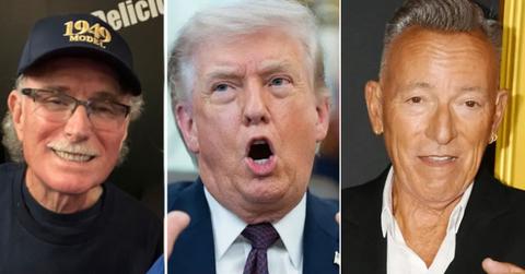 split of Vini "Mad Dog" Lopez, Donald Trump & Bruce Springsteen