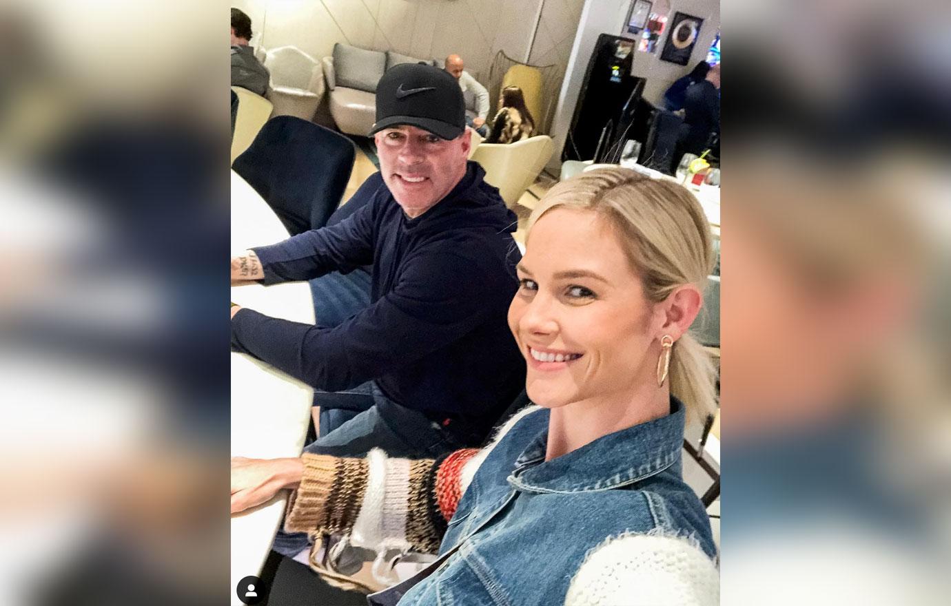 Meghan King Edmonds And Jim Edmonds At Sporting Event Interview