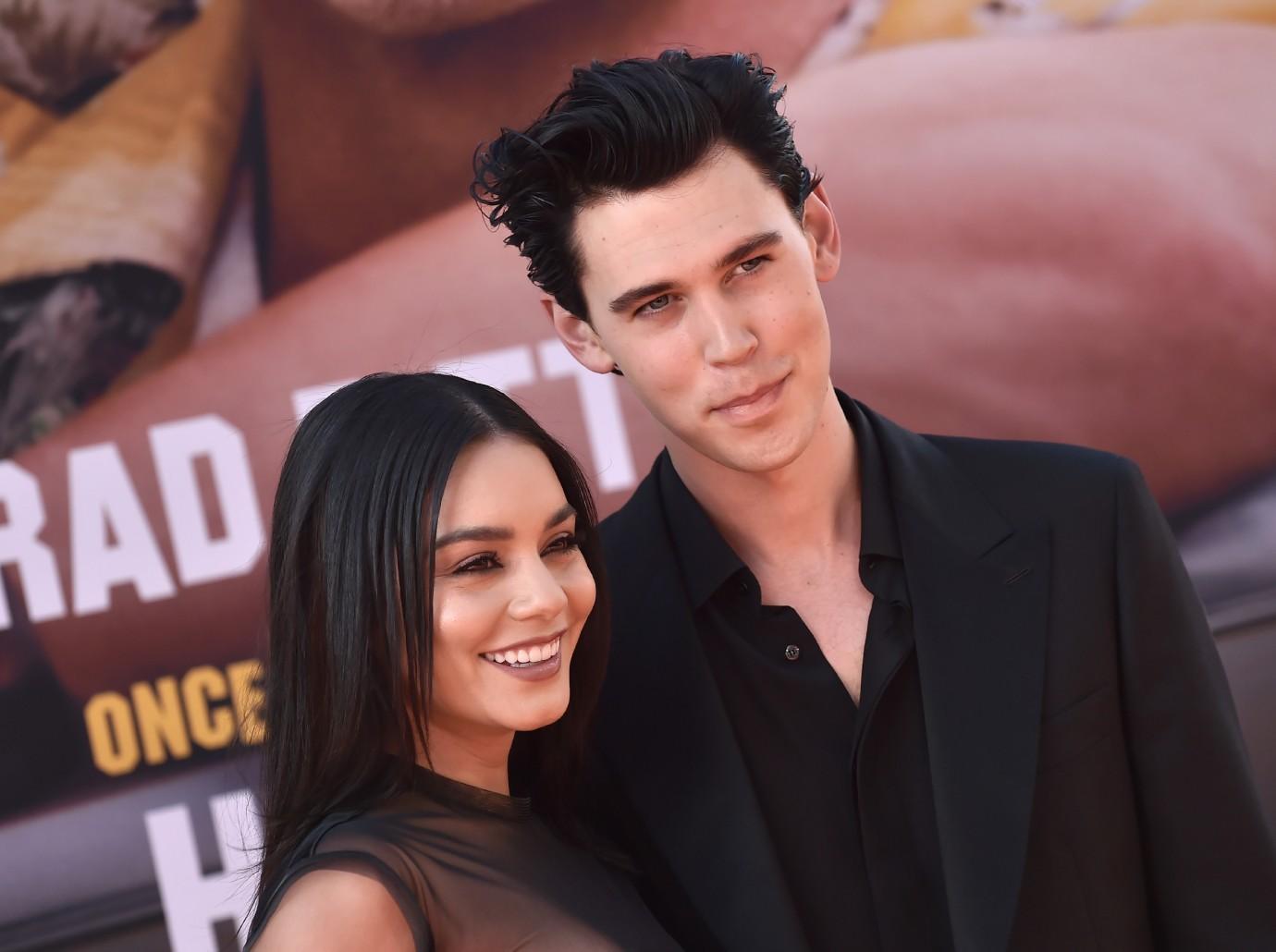 austin butler ex vanessa hudgens refuse eye contact cross paths oscars