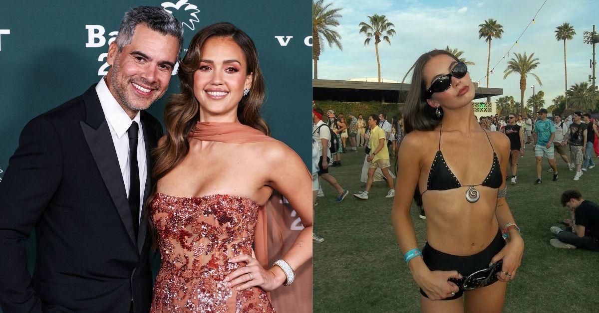 Composite Photos of Hana Sun Doerr, Cash Warren and Jessica Alba