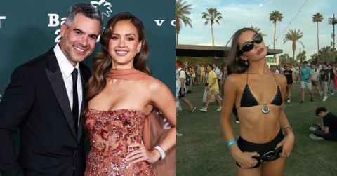 Composite Photos of Hana Sun Doerr, Cash Warren and Jessica Alba