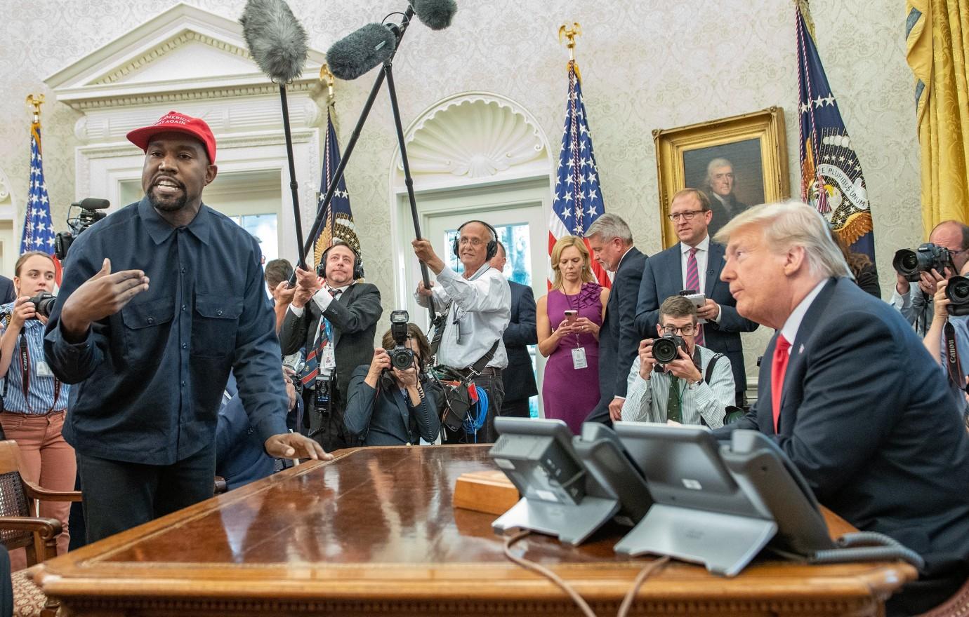 donald trump impressed kanye west