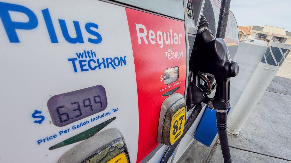 image of Gas prices are soaring amid the conflict in the Middle East.