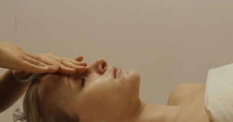 Bliss client getting facial2