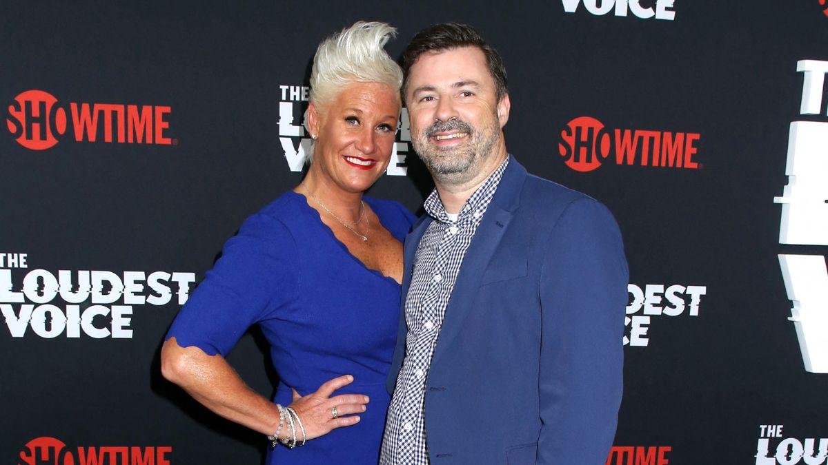Photo of Anne Burrell and Stuart Claxton
