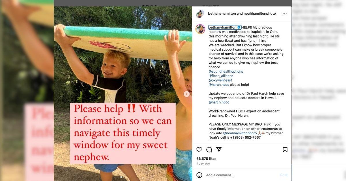 bethany hamilton nephew drowning plea