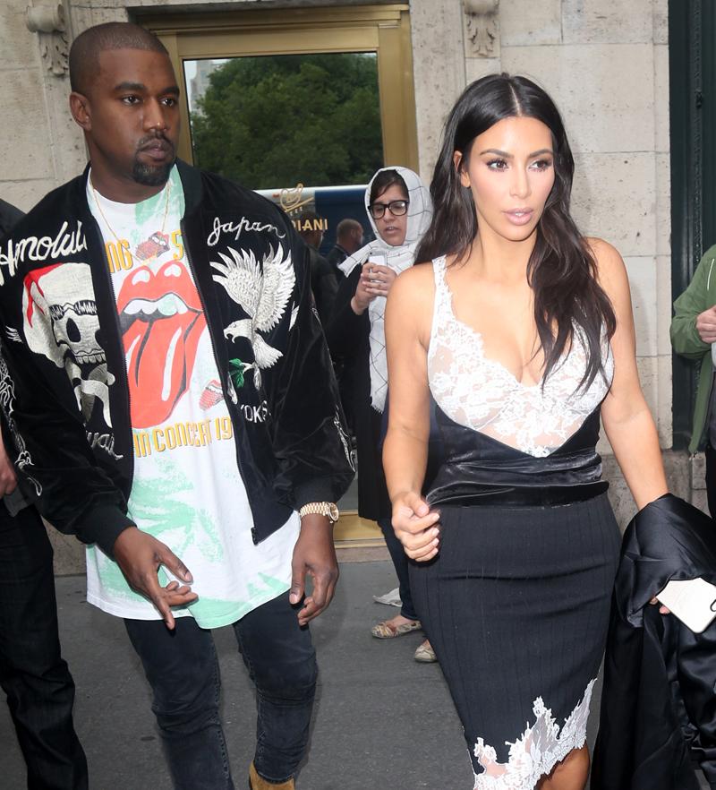 Kim Kardashian West and Kanye West Sighting in NYC