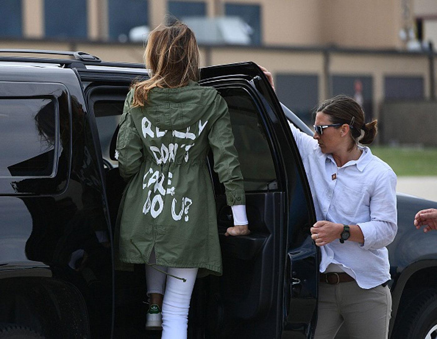 US POLITICS IMMIGRATION MIGRANTS MELANIA JACKET