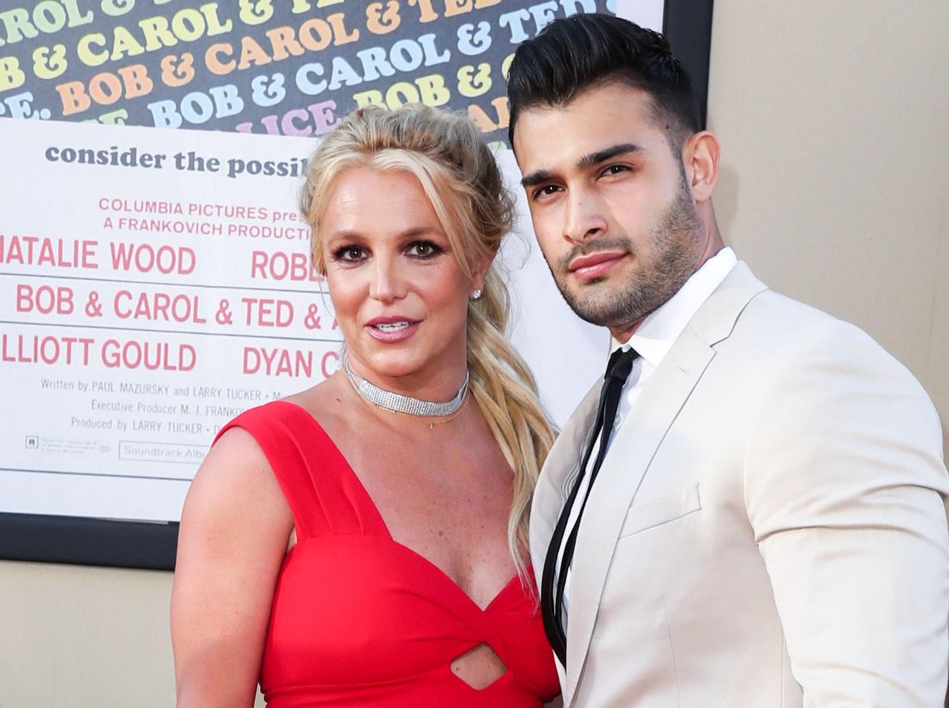 britney spears husband sam asghari date night