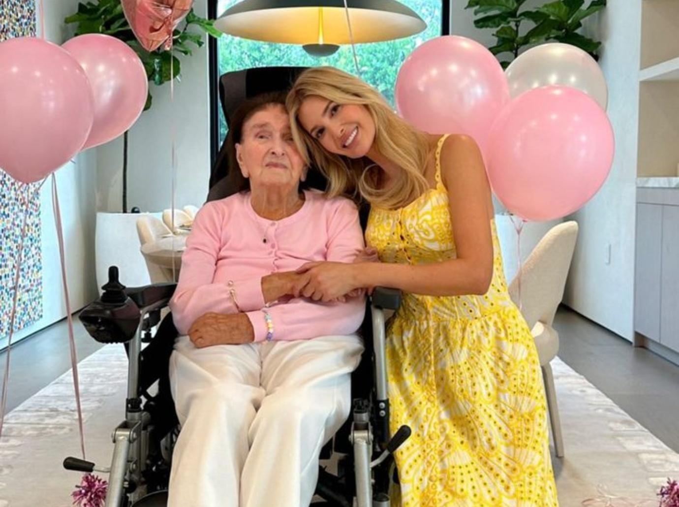 ivanka trump celebrates grandmas birthday donalds fraud trial begins photos