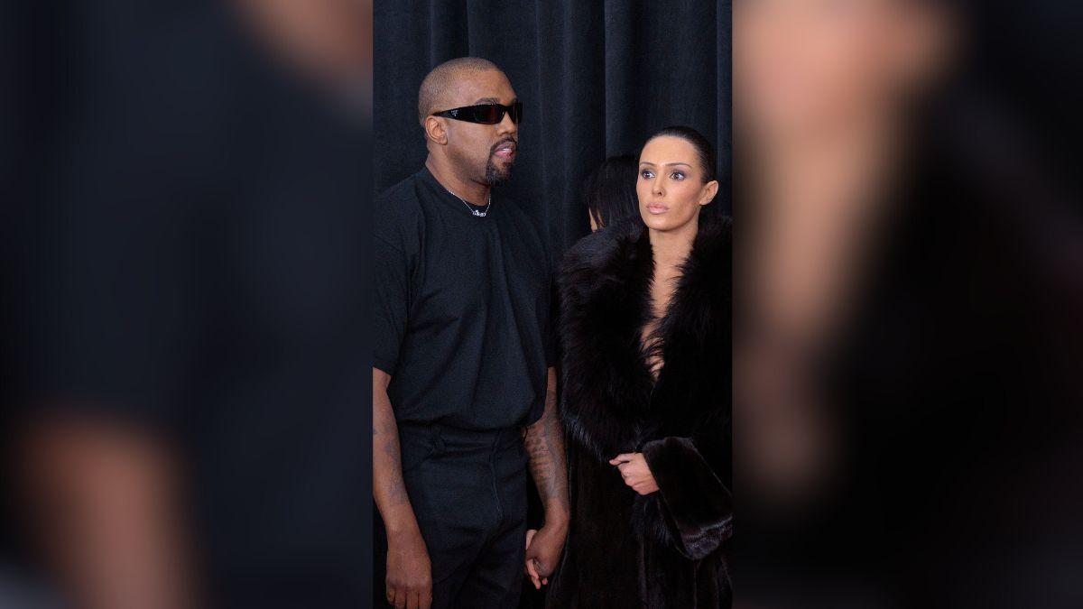 image of Bianca Censori wears crazy outfits. 