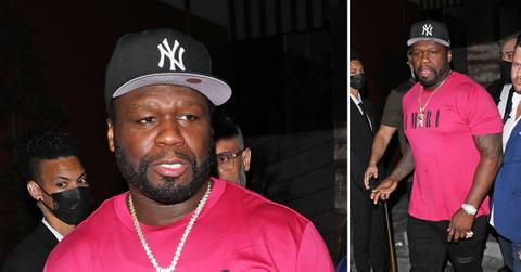 rapper cent parties at the poppy club with friends